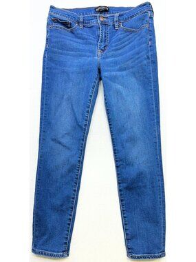 J.Crew Mercantile Women's Skinny Jeans Stretch Denim Size W29 L28 Blue Mid Wash